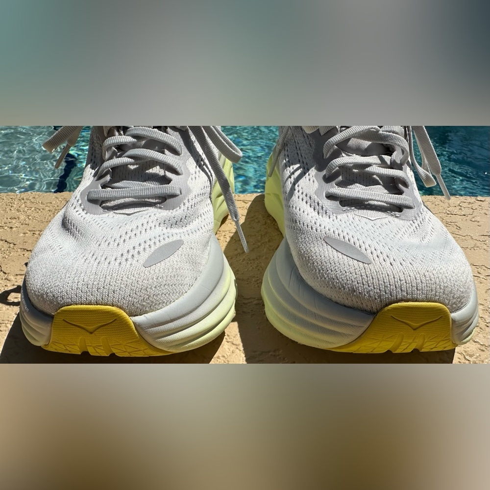 Hoka One One Bondi 8 Nimbus Cloud Running Shoes Women’s Size 8 in Extra VGC - Picture 7 of 15